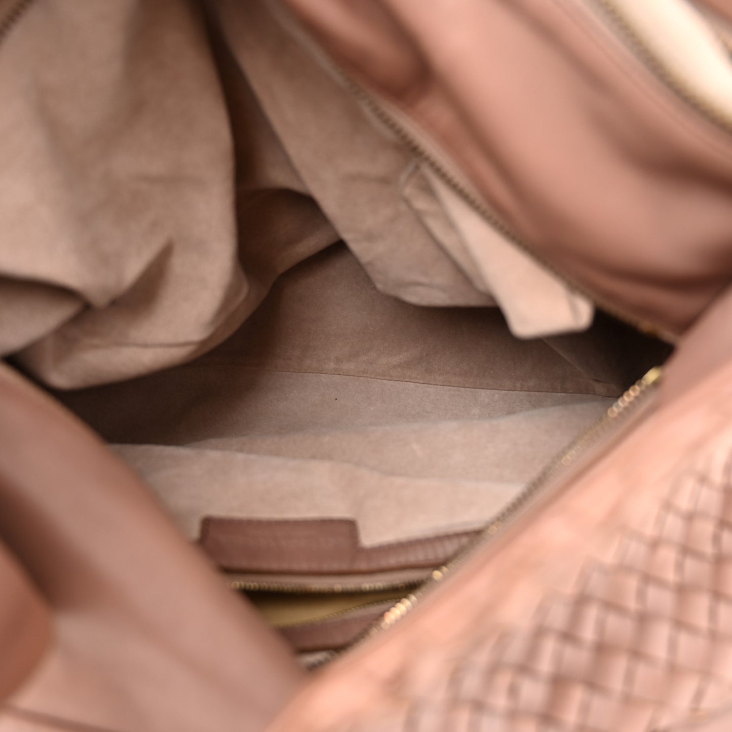 Nappa Intrecciato Large Knot Hobo Old Petra