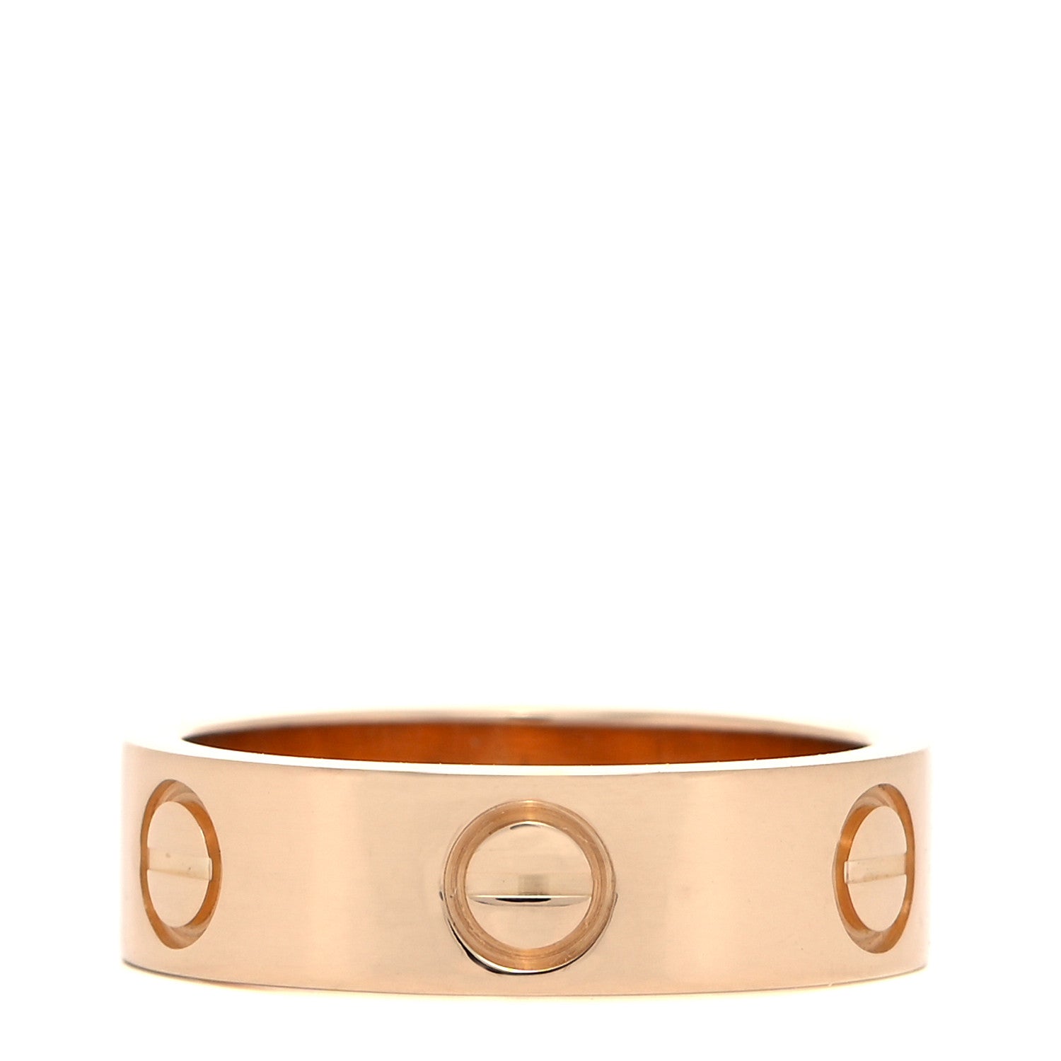 Cartier 18K Yellow Gold 5.5mm LOVE Ring 51 5.75 3 of 4