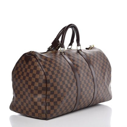 Louis Vuitton Damier Ebene Keepall 50 3 of 7