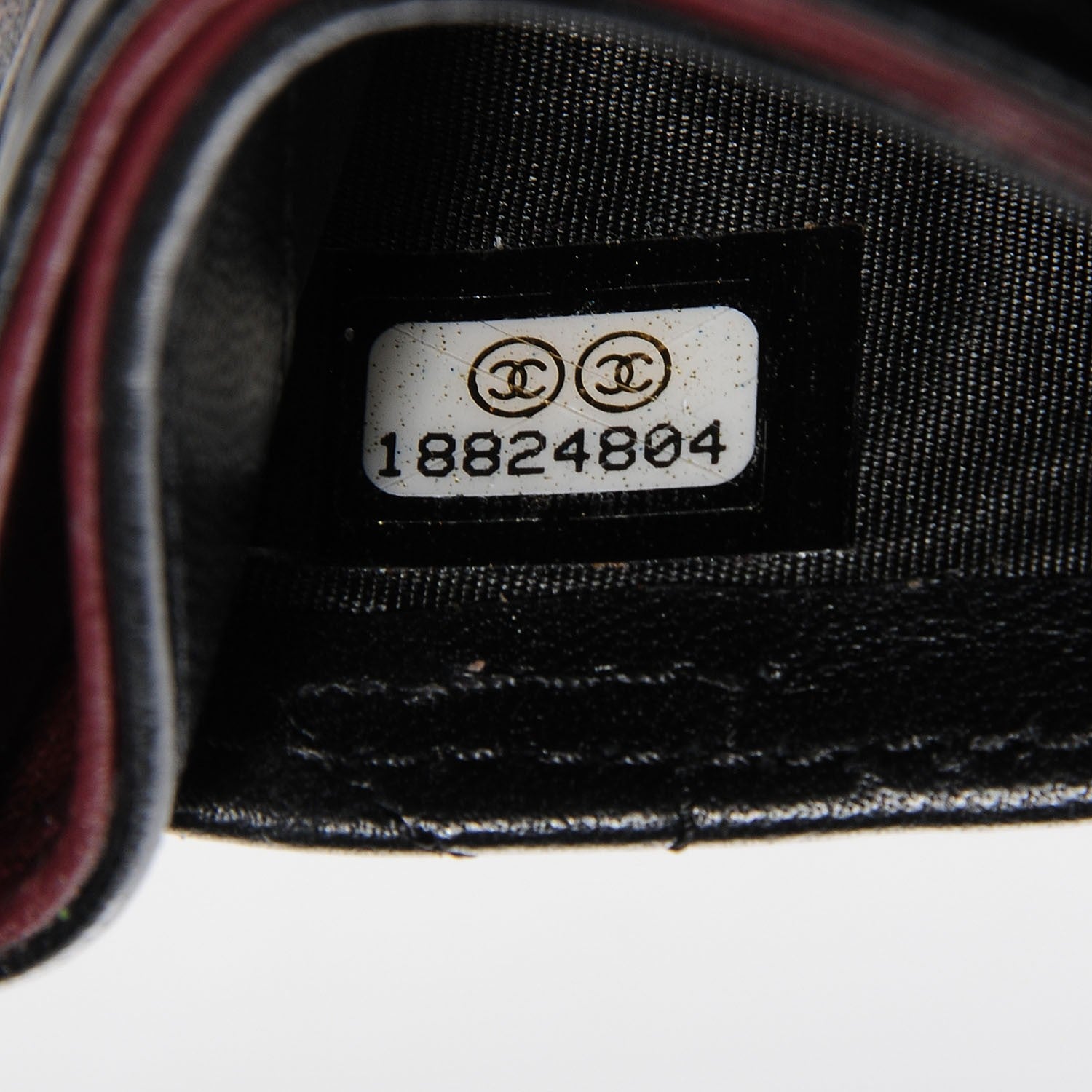 Chanel Lambskin Quilted Card Holder Black 6 of 7