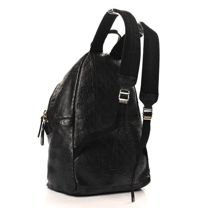 Gucci Guccissima Medium Classic Backpack Black 3 of 11
