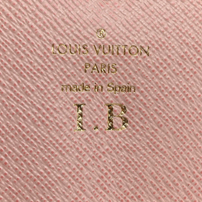 Louis Vuitton Damier Ebene Caissa Wallet Rose Ballerine 6 of 7