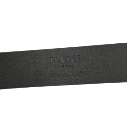Versace X FENDI Calfskin Fendace Logo Belt 100 40 Black 5 of 8
