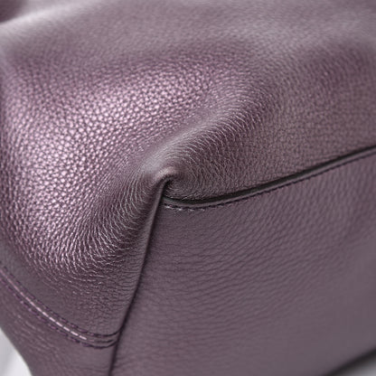 Gucci Metallic Pebbled Calfskin Medium Soho Chain Shoulder Bag Purple 8 of 10