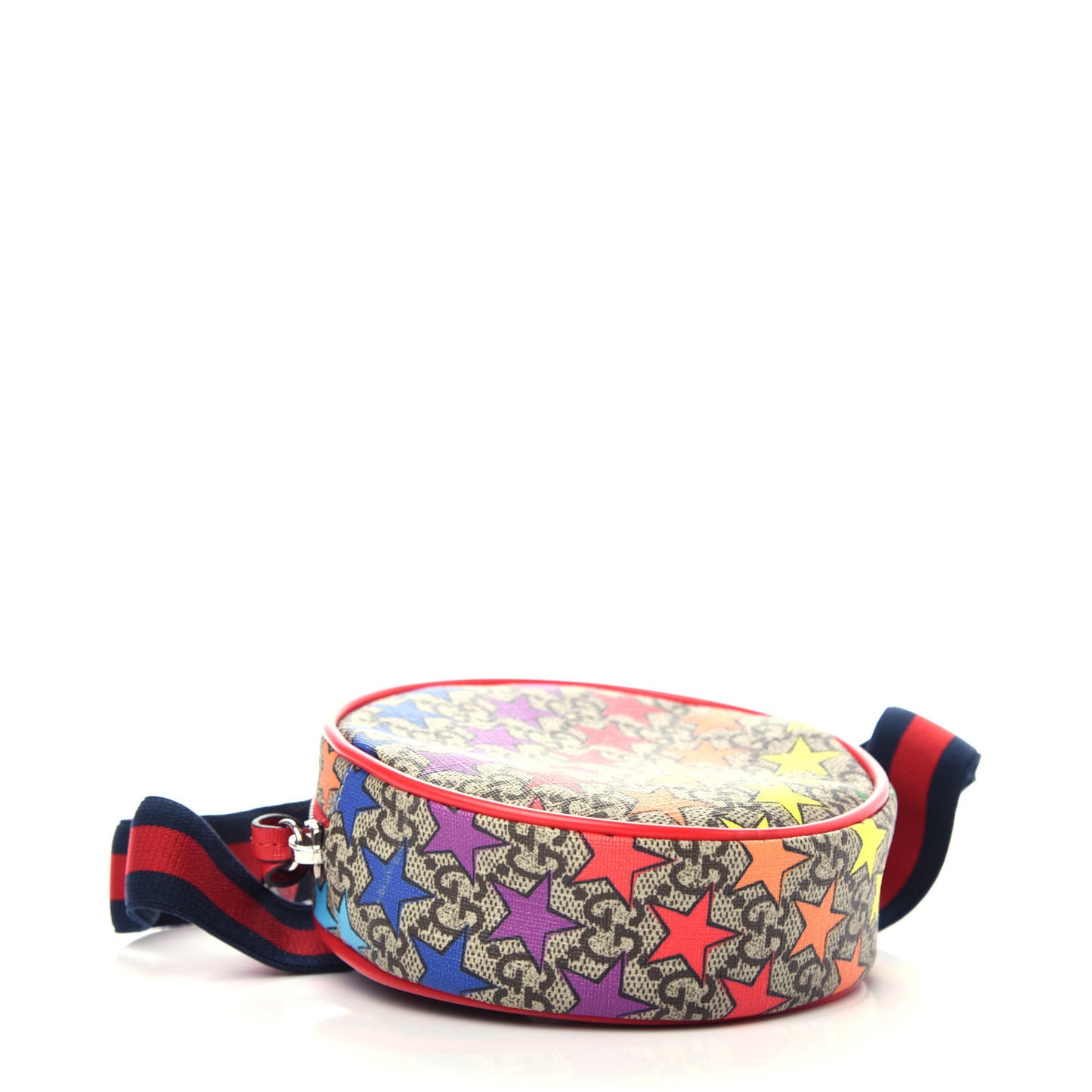 GG Supreme Monogram Childrens Star Print Round Belt Bag Multicolor