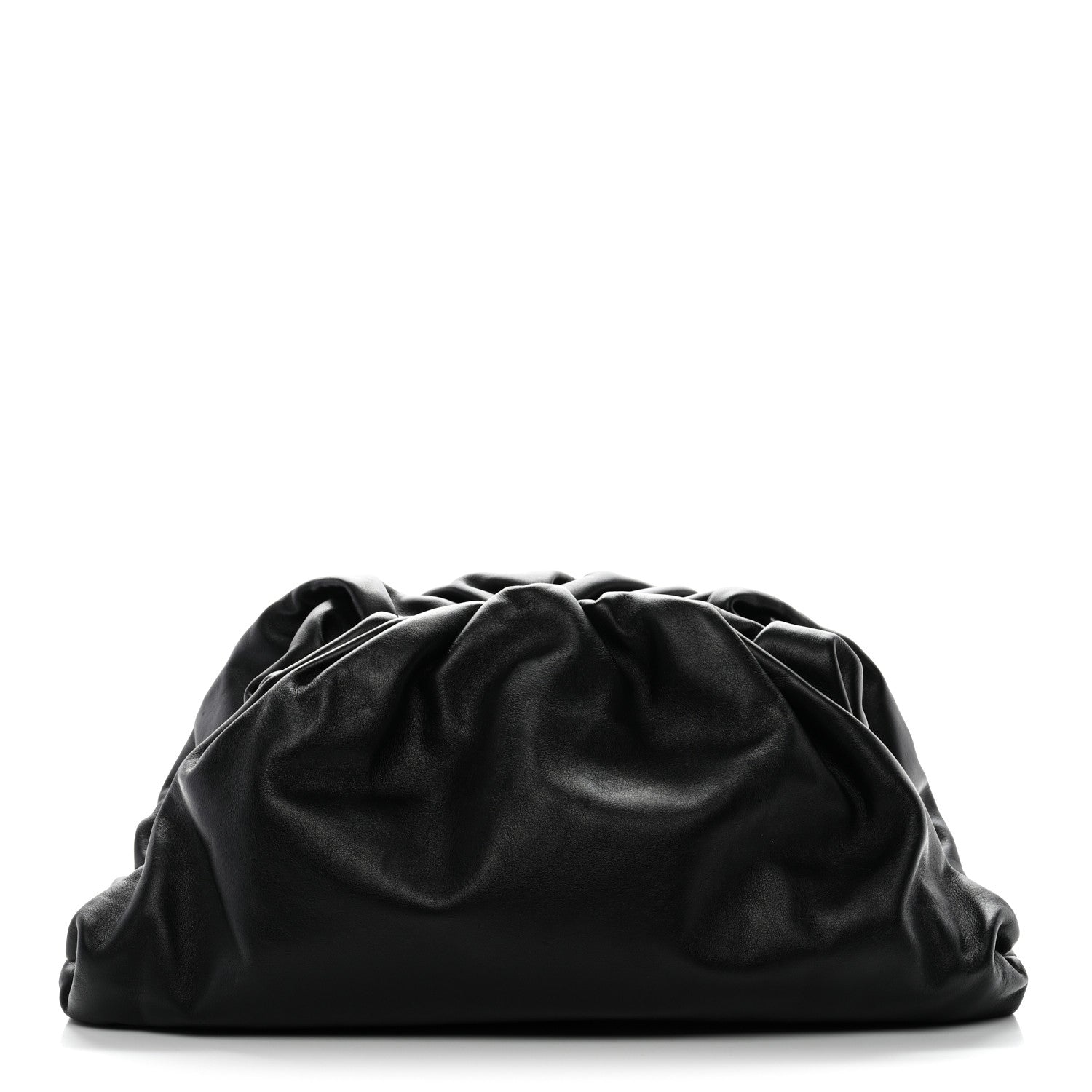 Bottega Veneta Smooth Butter Calf The Pouch Oversized Clutch Black 1 of 10