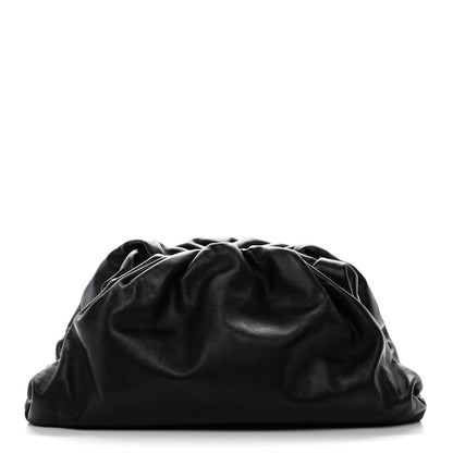 Bottega Veneta Smooth Butter Calf The Pouch Oversized Clutch Black 1 of 10
