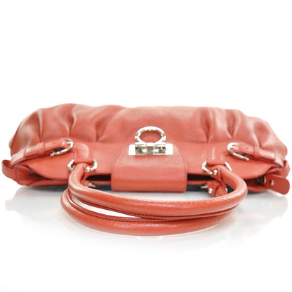 FASHIONPHILE SALVATOREFERRAGAMOLeatherMarisaOrange 6 of 9