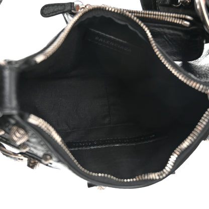 Balenciaga Agneau Arena Le Cagole Shoulder Bag XS Black 5 of 10