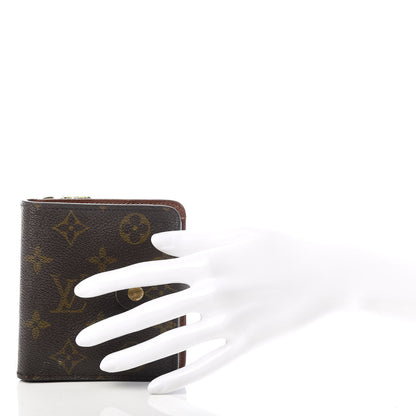 Louis Vuitton Monogram Compact Zippe Zipped Wallet 2 of 9