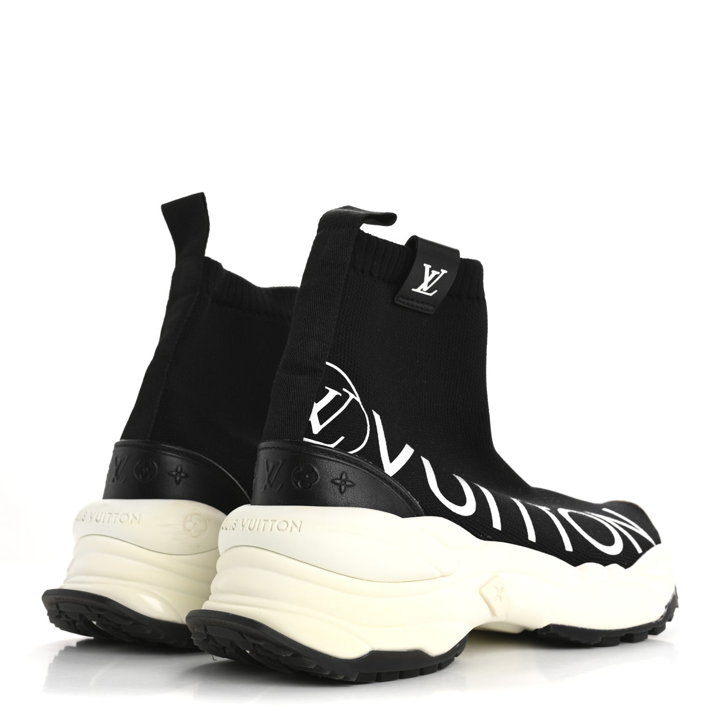 Stretch Fabric Run 55 Sneaker Boots 37 Black