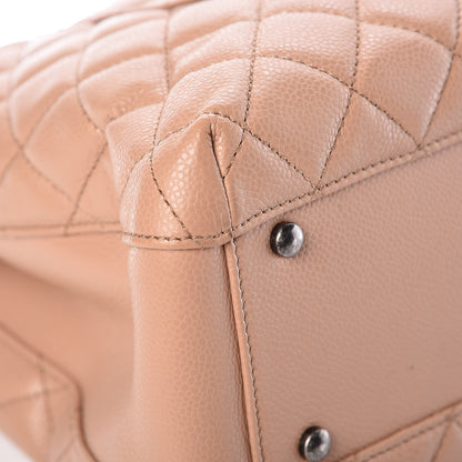 Chanel Caviar Quilted City Shopping Tote Beige 14 of 19