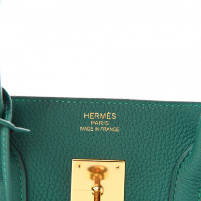 Hermes Togo Birkin 35 Malachite 8 of 10
