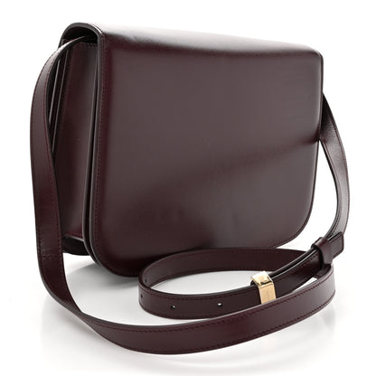 Salvatore Ferragamo Dappled Calfskin Small Fiamma Crossbody Bag Dark Barlo 3 of 9