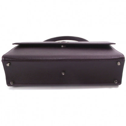 Versace Leather Tote Bag Purple 4 of 9