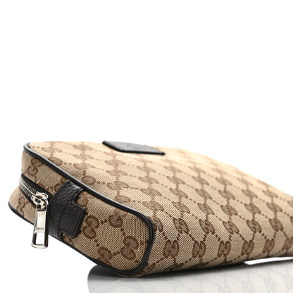 Gucci Monogram Belt Bag Dark Brown 9 of 10