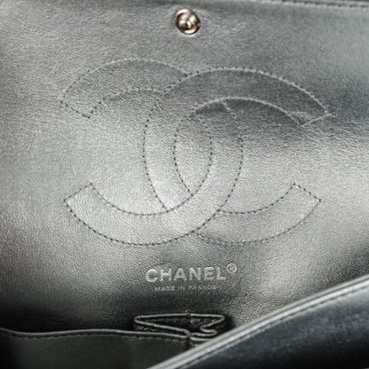 Chanel Metallic Calfskin Quilted Lucky Charms 2.55 Reissue 225 Flap Dark Silver 6 of 7