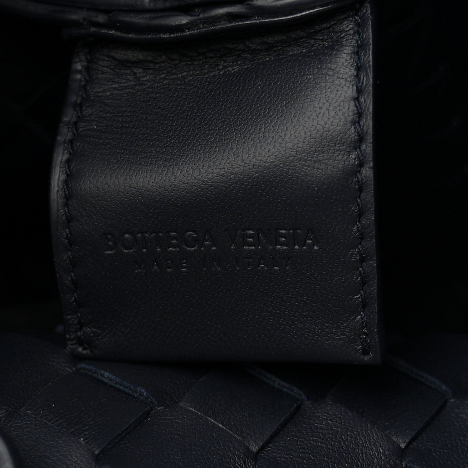 Bottega Veneta Nappa Intrecciato Medium Campana Shoulder Bag Midnight 6 of 11