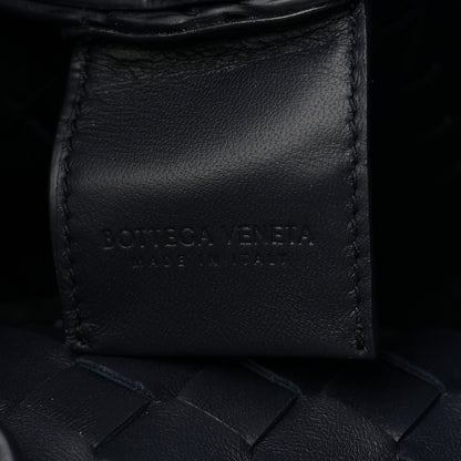 Bottega Veneta Nappa Intrecciato Medium Campana Shoulder Bag Midnight 6 of 11