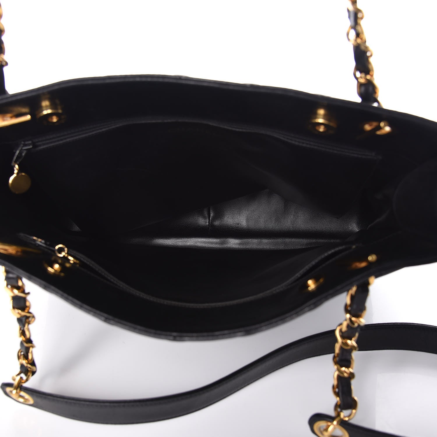 Chanel Lambskin Quilted Shoulder Bag Black 5 of 11
