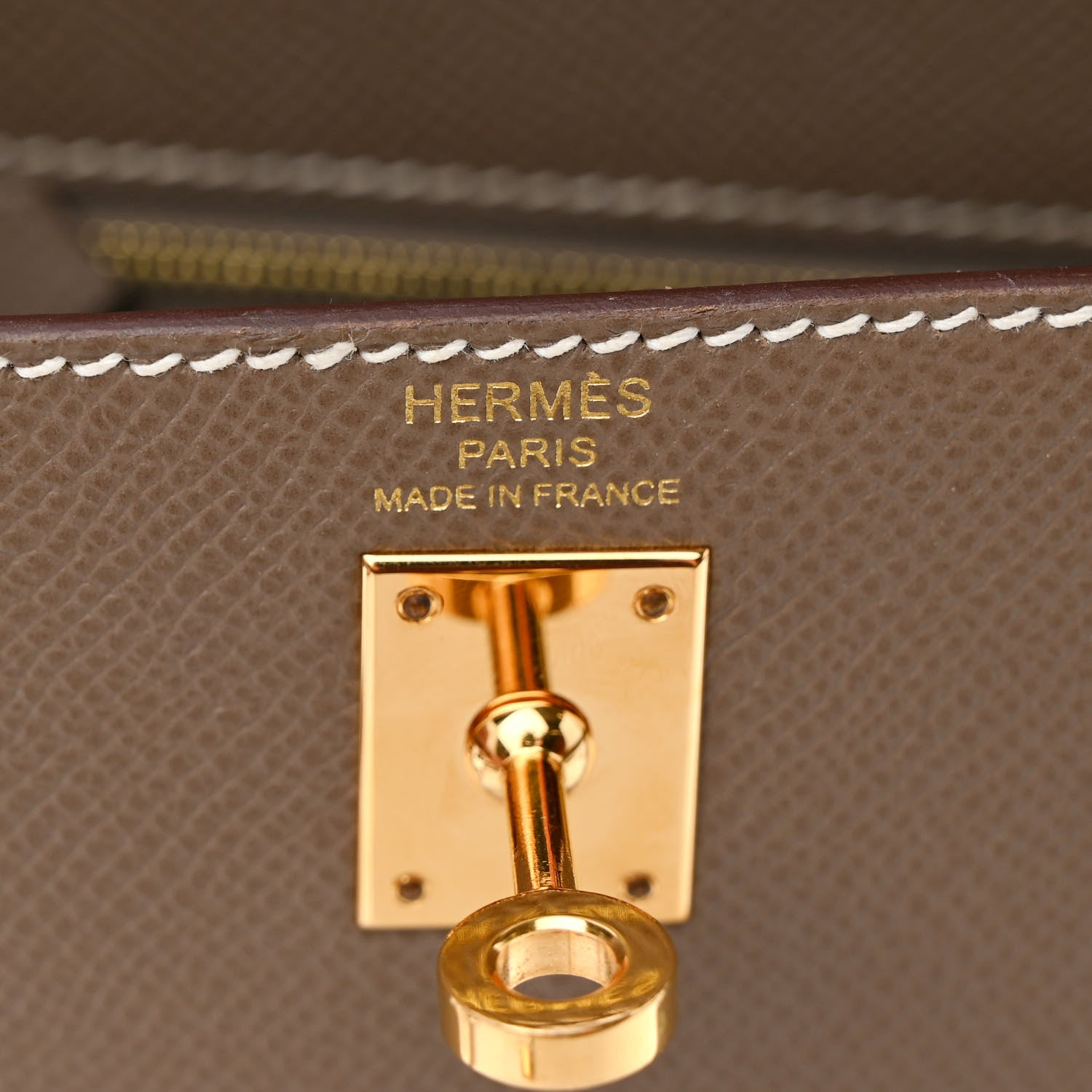 Hermes Epsom Kelly Sellier 25 Etoupe 8 of 11