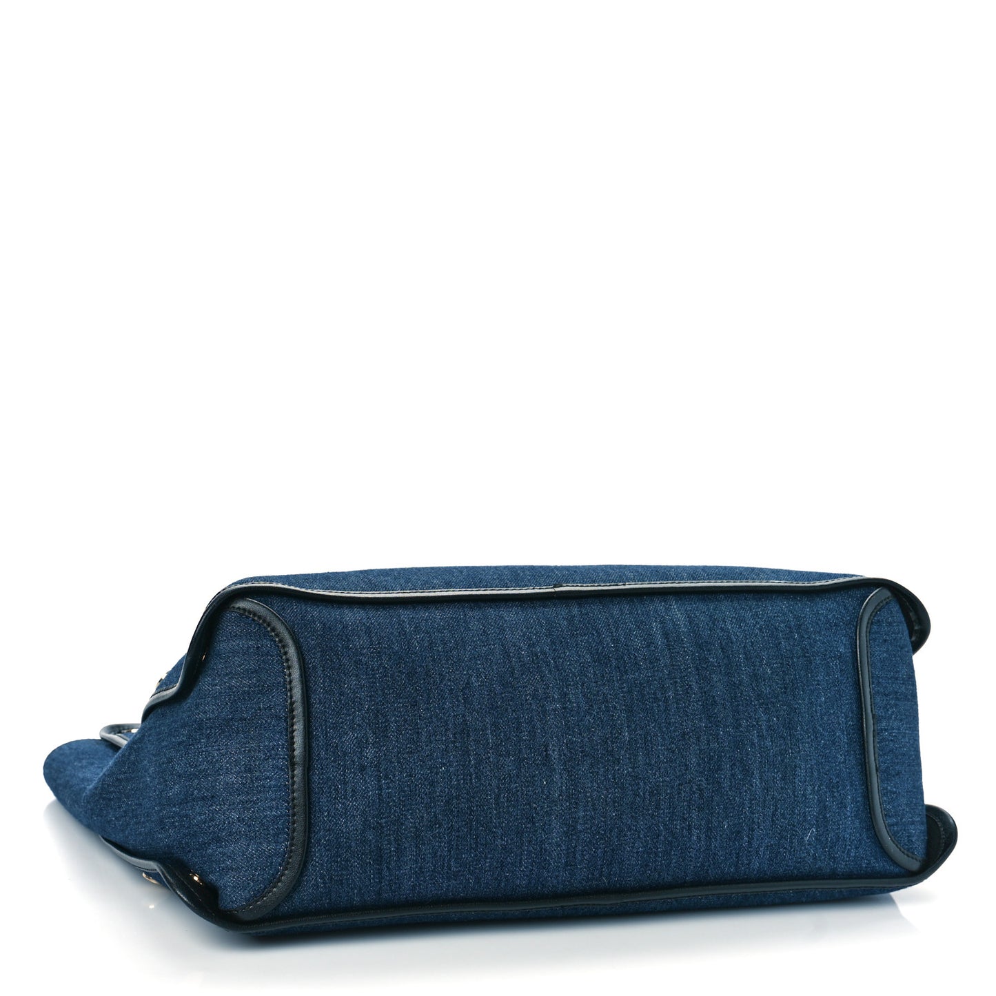 Denim Medium Logo Bond Shopper Tote Blue