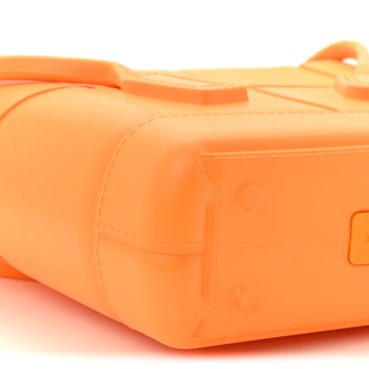 Bottega Veneta Rubber Maxi Intrecciato Mini Arco Tangerine 8 of 9
