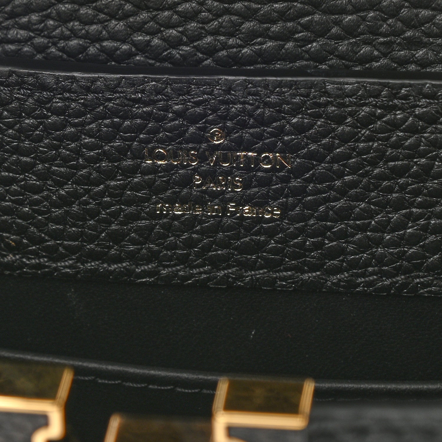 Louis Vuitton Taurillon Ayers Mini Capucines Black 6 of 7