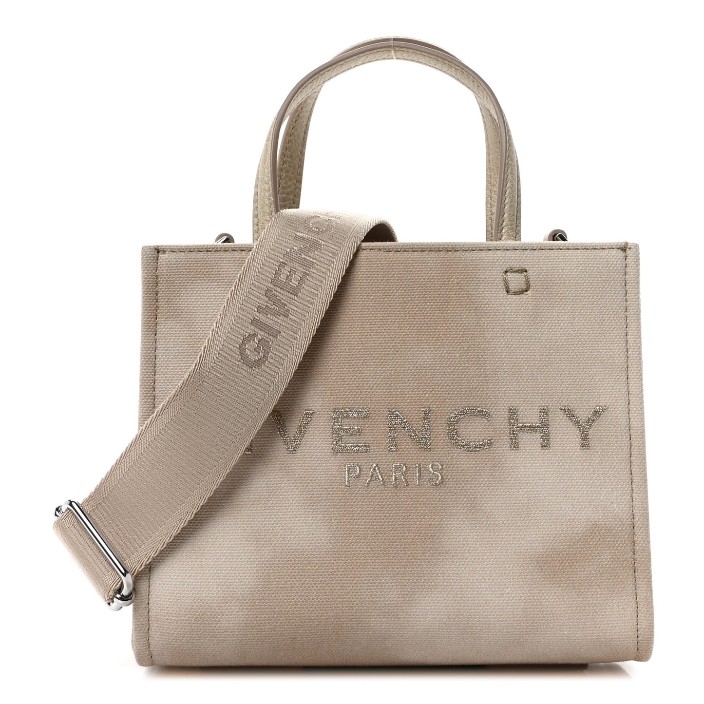Canvas Tie And Dye Mini Bond Shopper Tote Dusty Gold