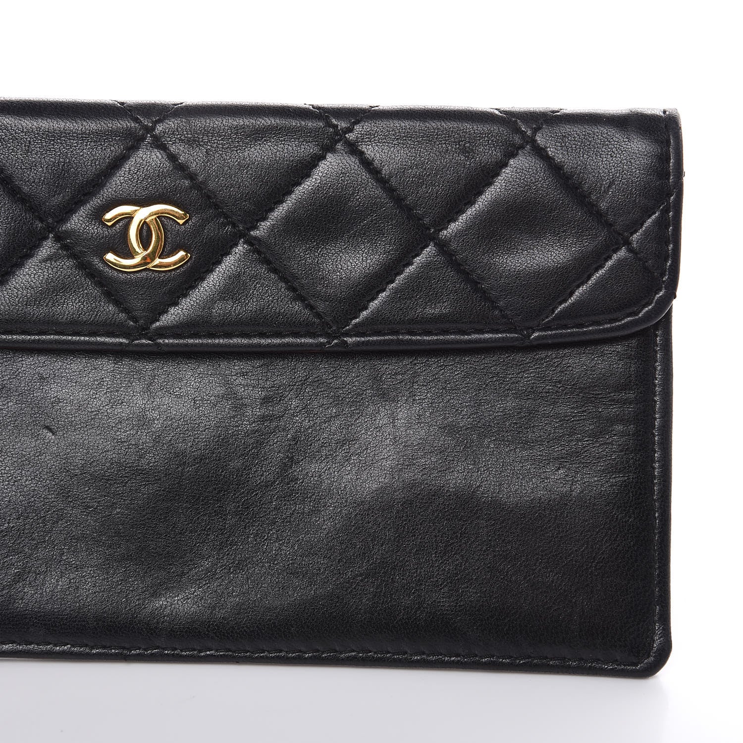Chanel Lambskin Quilted Medium Single Flap Black 13 of 15