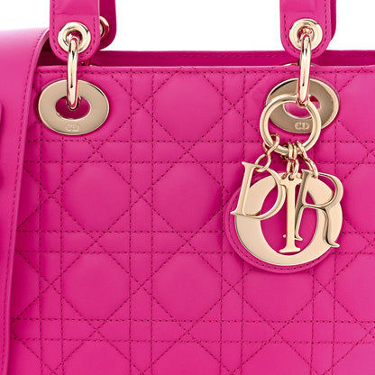 Christian Dior Lambskin Cannage Small My ABCDior Lady Dior Rani Pink 8 of 11