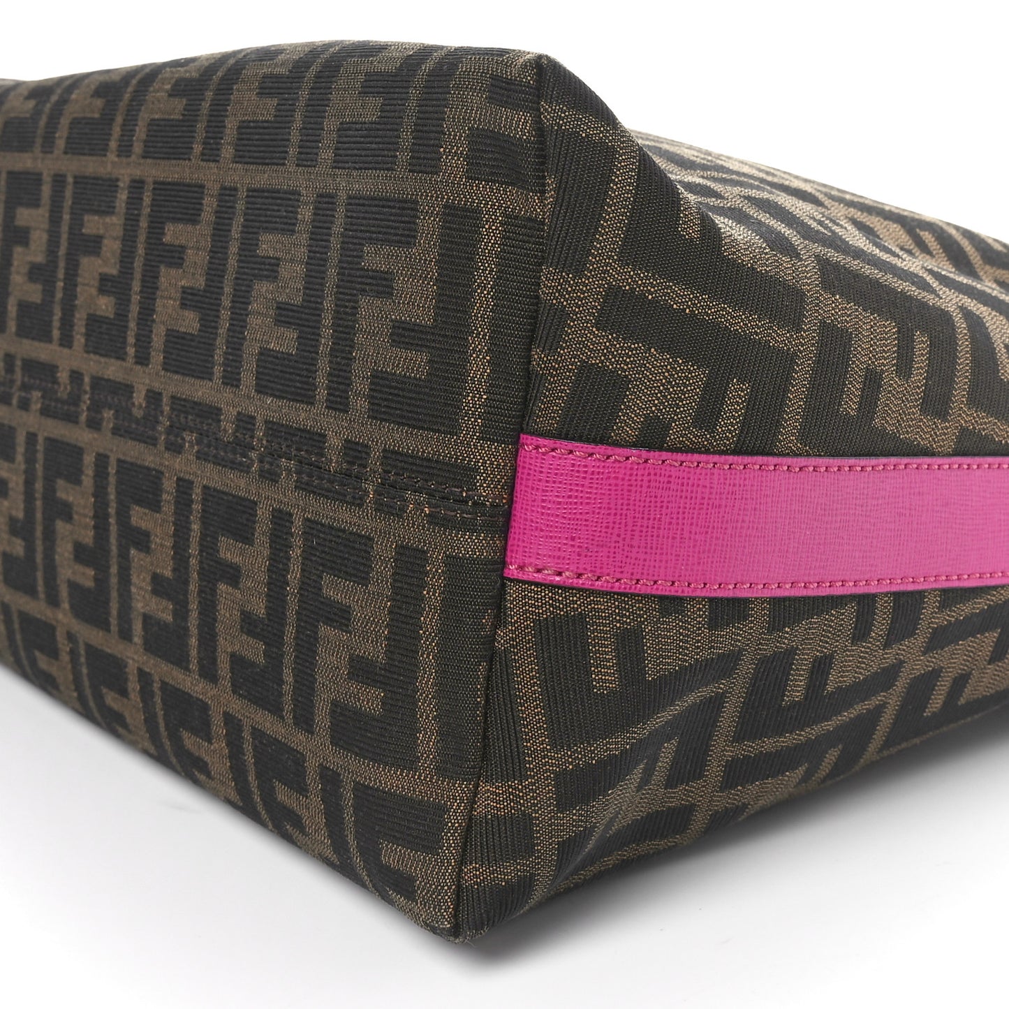 Zucca Vitello Spalmati Small Hobo Tobacco Magenta