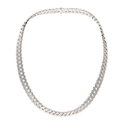 Cartier 18K White Gold Diamond C de Cartier Necklace 1 of 3