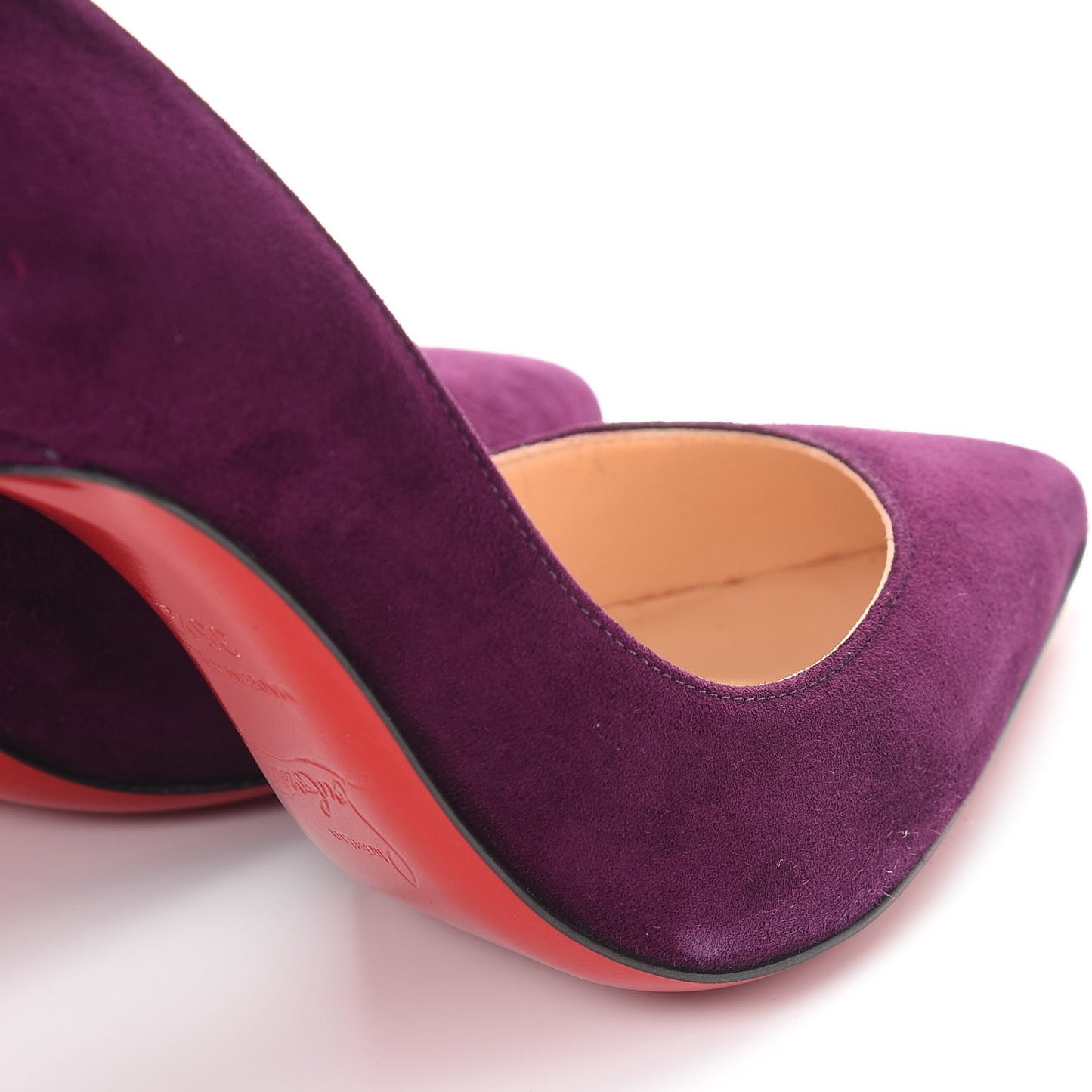 Veau Velours Pigalle Follies 100 Pumps 35.5 Merlot