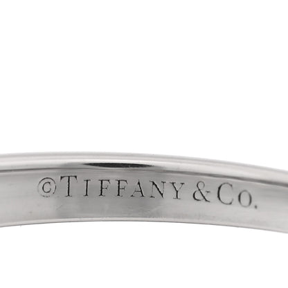 Tiffany Platinum Diamond 3mm Tiffany Forever Half Circle Band Ring 49 5 4 of 5