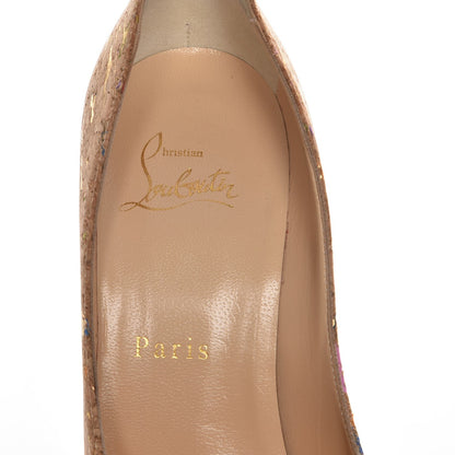 Christian Louboutin Liege Lame Decoltish 100 Pumps 37 Multicolor 7 of 8
