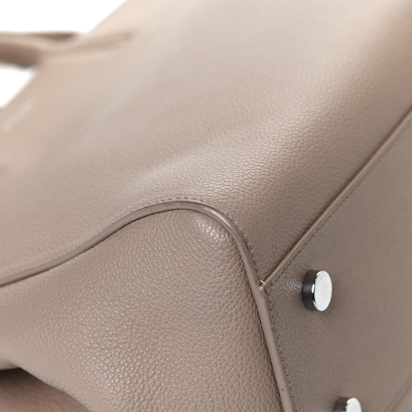 Calfskin Medium Rive Gauche Cabas Dark Beige