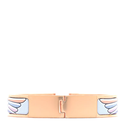 Hermes Enamel Narrow Pegase Pop Clic Clac H Bracelet PM Album De Soie Bis 3 of 7
