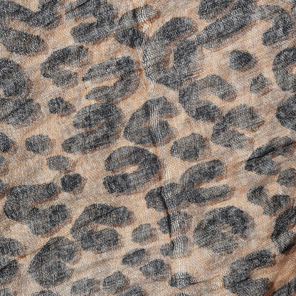 Louis Vuitton Cashmere Silk Leopard Etole Stole Marron 7 of 8