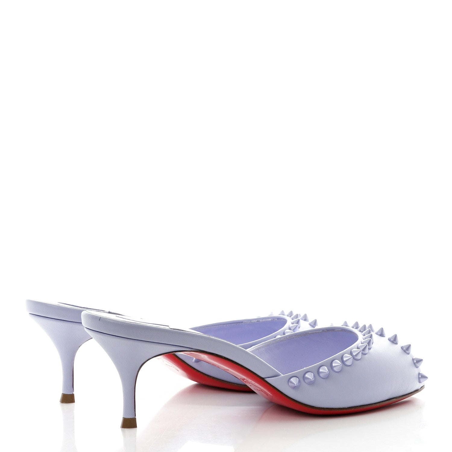 Christian Louboutin Nappa Spike Me Dolly 55 Sandals 35.5 Skylight 4 of 8
