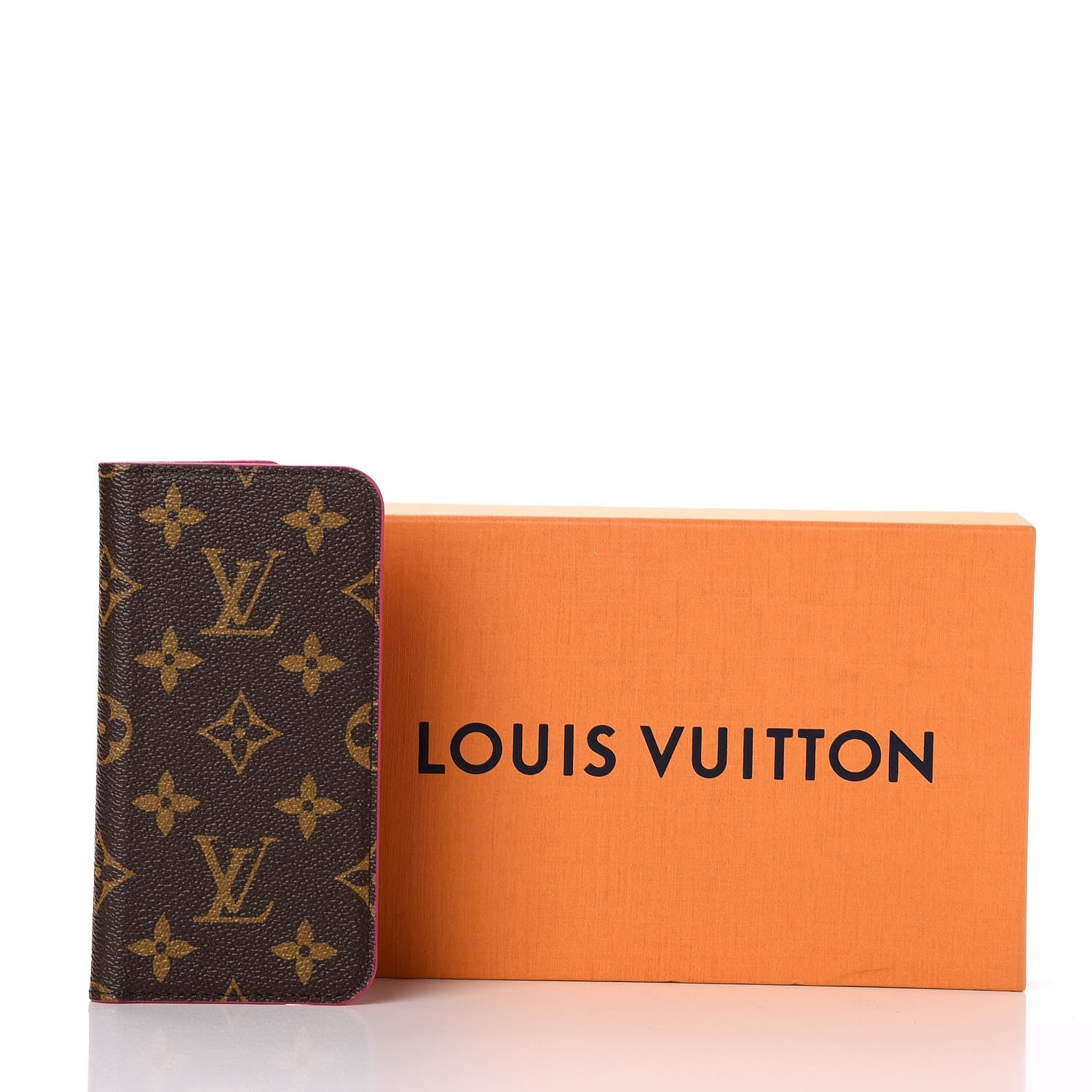 Louis Vuitton Monogram iPhone X Folio Case Rose Pop 7 of 7