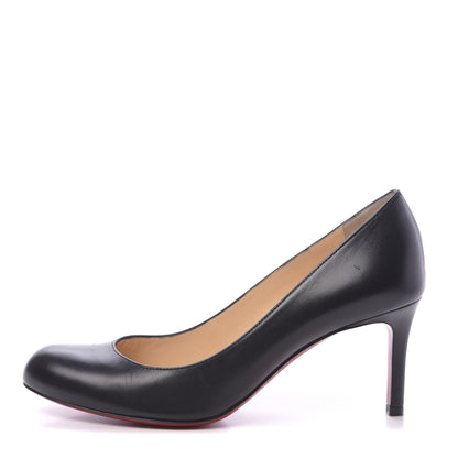 Christian Louboutin Shiny Nappa Simple 70 Pumps 37 Black 1 of 8