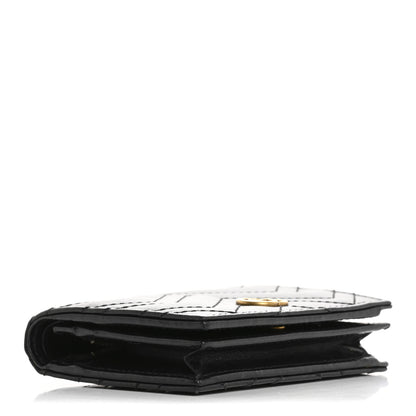 Gucci Calfskin Matelasse GG Marmont Card Case Wallet Black 4 of 8