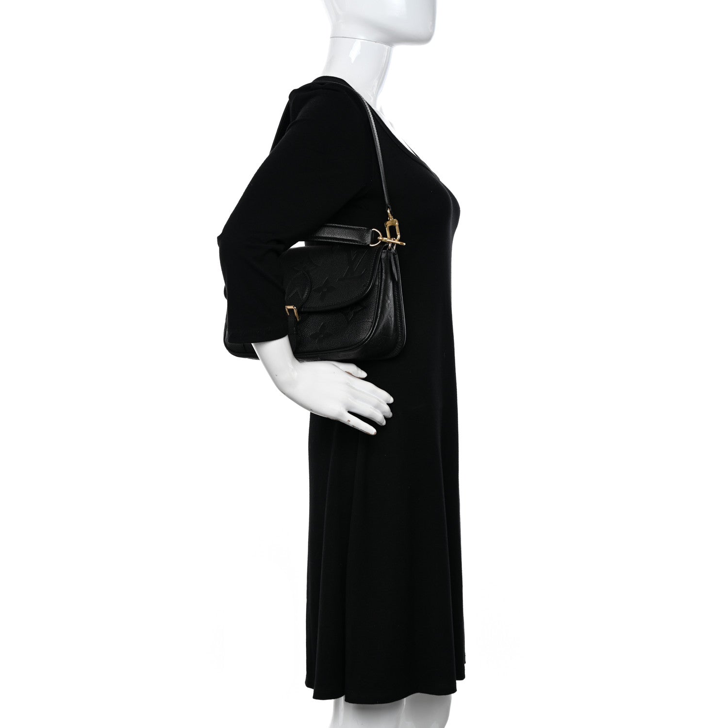 Louis Vuitton Empreinte Monogram Giant Diane Black 2 of 11