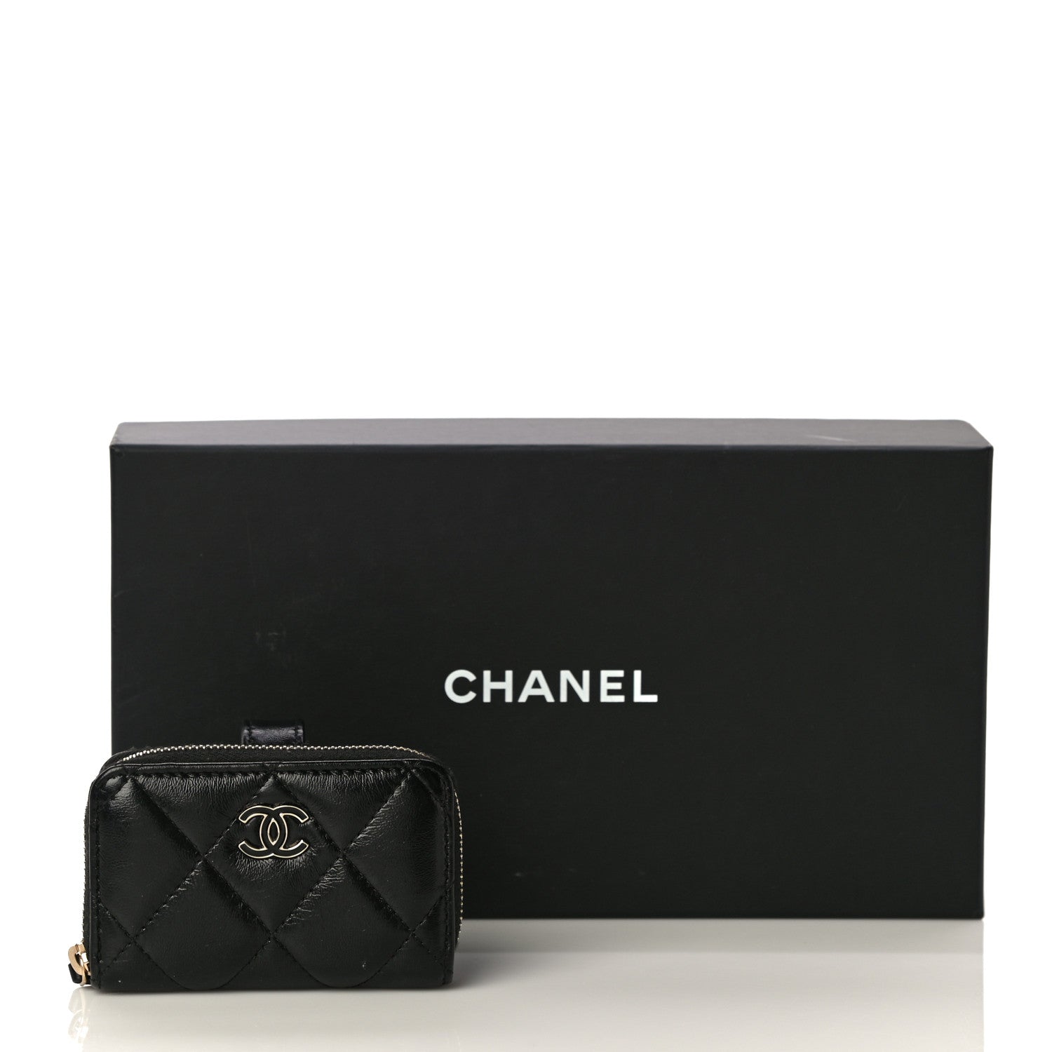 Chanel Shiny Lambskin Coin Purse Bracelet Black 12 of 12