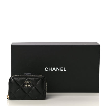 Chanel Shiny Lambskin Coin Purse Bracelet Black 12 of 12
