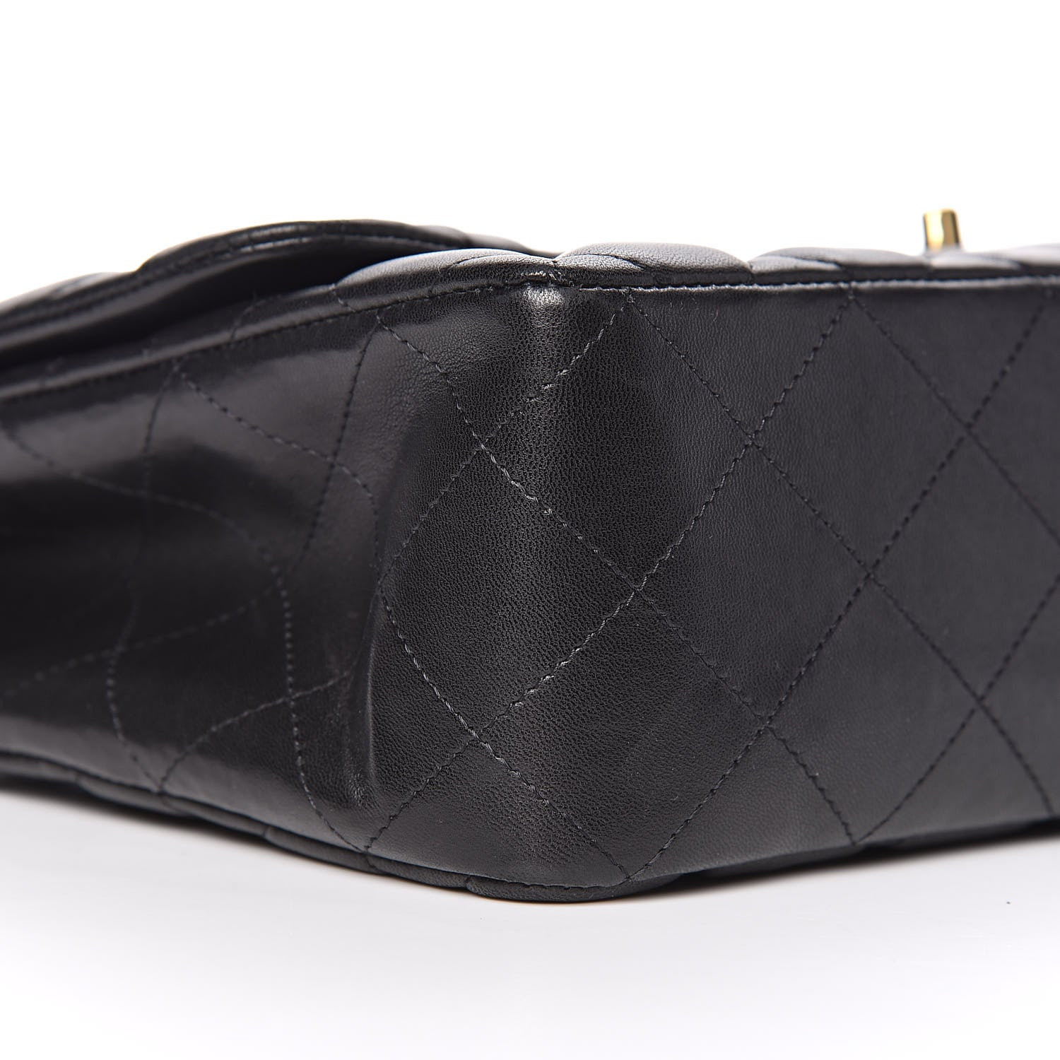 Chanel Lambskin Quilted Jumbo Single Flap Black 11 of 12