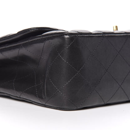 Chanel Lambskin Quilted Jumbo Single Flap Black 11 of 12