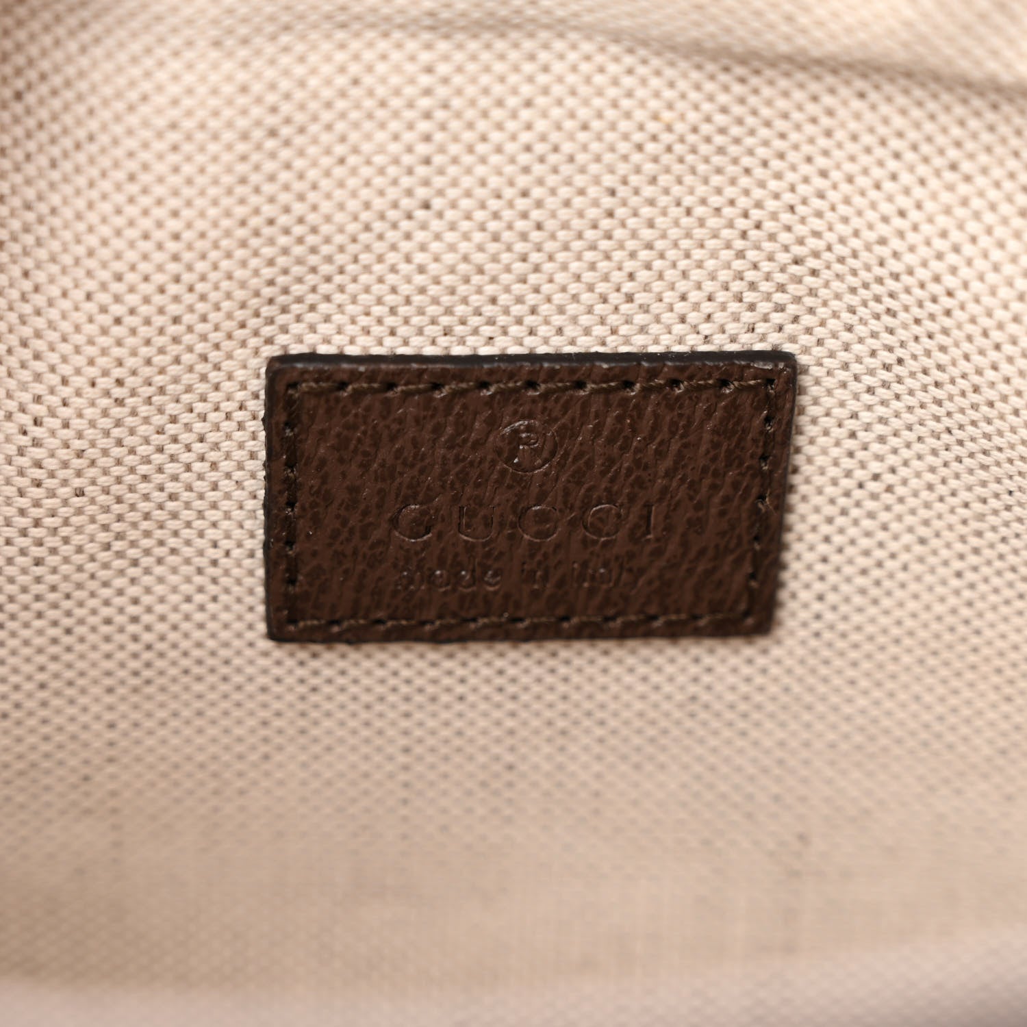 Gucci Monogram Jumbo GG Textured Dollar Calfskin Web Mini Crossbody Bag Camel Ebony New Acero 6 of 10