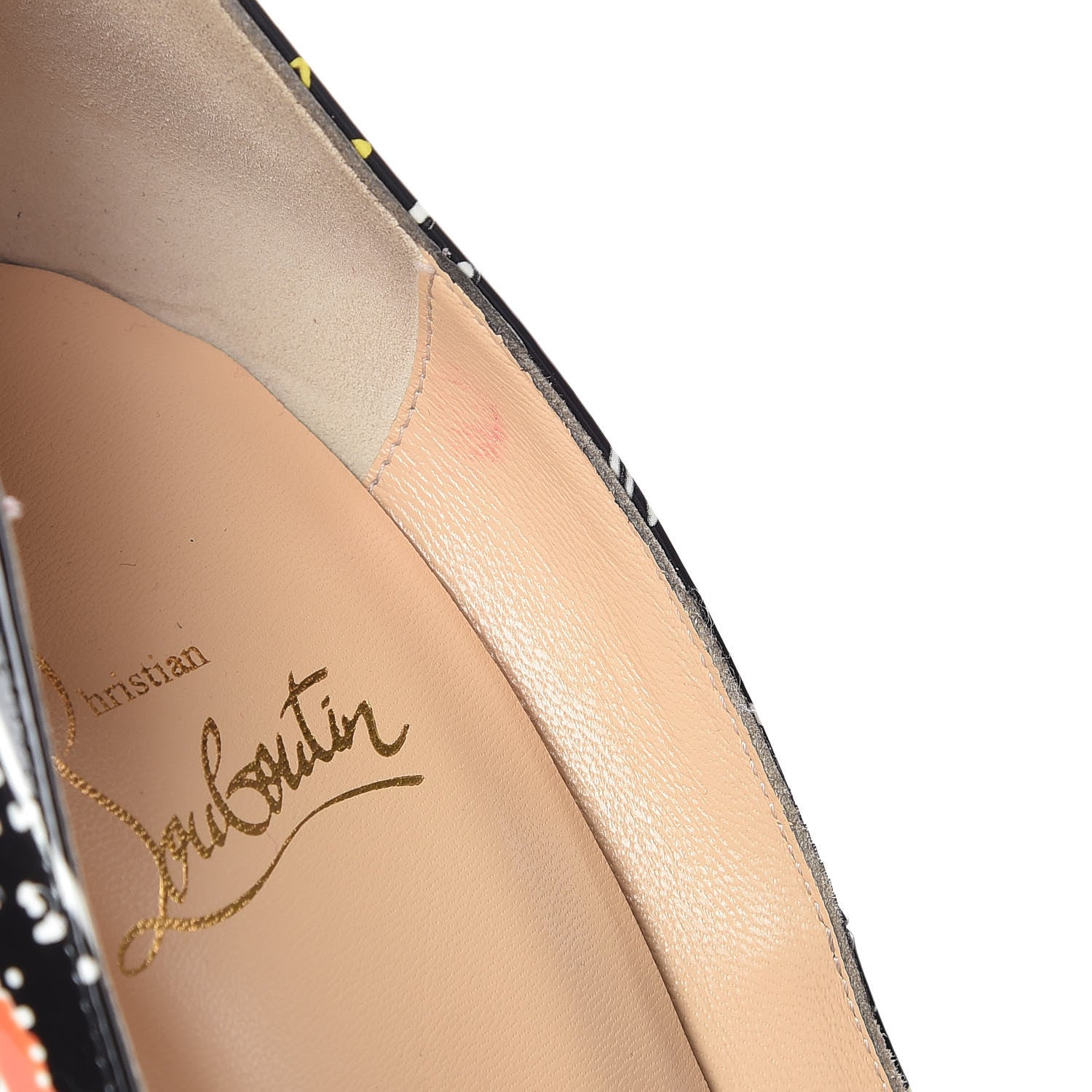 Christian Louboutin Patent Loubitag Fetish Peep 150 Pumps 40 Black Flamenco 8 of 9